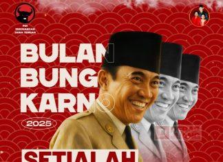 Mengintip Agenda Bulan Bung Karno DPD Partai Jateng Bung Karno