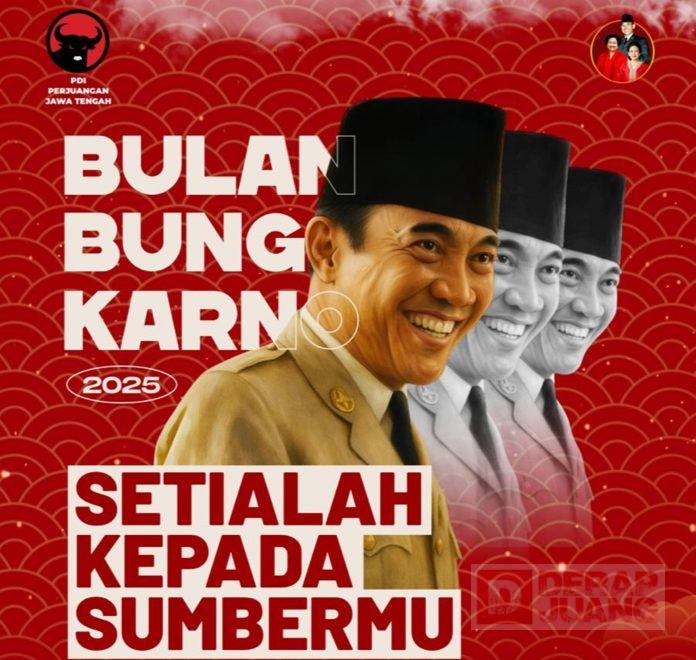 Mengintip Agenda Bulan Bung Karno DPD Partai Jateng Bung Karno