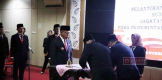 Bupati Sadewo Lantik 15 Pejabat Baru, Dorong Akselerasi Kinerja Birokrasi Banyumas