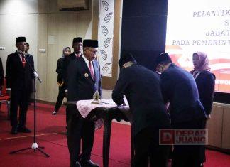 Bupati Sadewo Lantik 15 Pejabat Baru, Dorong Akselerasi Kinerja Birokrasi Banyumas