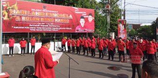 DPC PDI Perjuangan Sragen Gelar Upacara Hari Lahir Pancasila momen refleksi untuk mengenang jasa para pahlawan