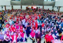 Meriahkan Bulan Bung Karno, DPC PDI Perjuangan Wonosobo Gelar Lomba Senam GEMAS dan Luncurkan Ambulans Baru