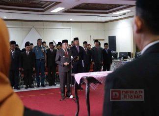 Lantik 38 Pejabat, Sadewo Minta Mereka Menjadi Tim Perubahan