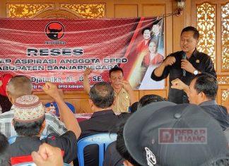 Melalui Reses, Wahju Djatmika Ajak Kader dan Relawan Perkuat Akar Rumput PDI Perjuangan Banjarnegara