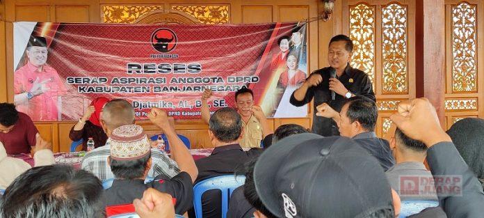 Melalui-Reses-Wahju-Djatmika-Ajak-Kader-dan-Relawan-Perkuat-Akar-Rumput PDI Perjuangan Banjarnegara