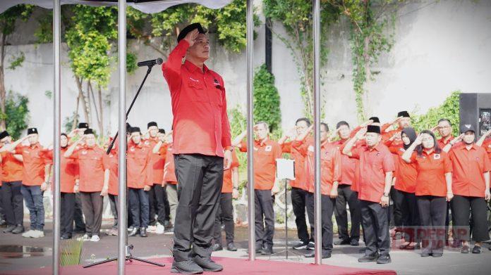 Peringati Hari Lahir Pancasila, DPD Partai Jateng Gelar Upacara Bendera (2) PDI Perjuangan Jateng