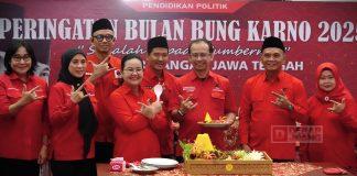 Peringati Lahirnya Sang Proklamator, DPD Partai Jateng Perkuat Tekad Hadir untuk Wong Cilik PDI Perjuangan Jateng