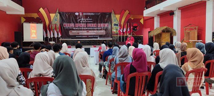 Sarasehan Bulan Bung Karno, Wahju Djatmika: Kader GMNI Harus Tanggap dan Kritis terhadap Masalah PDI Perjuangan Banjarnegara