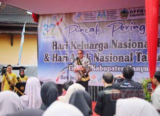 Keluarga adalah Kunci Emas 2045: Bupati Sadewo Gaungkan Semangat Harganas dan Hari Anak di Banyumas