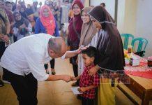 Sadewo Bersama Paguyuban Pasar Sumpiuh Berikan Santunan Yatim dan Dhuafa