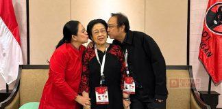 Jelang Kongres, Mbak Puan Unggah Foto Cium Ketum Bersama Prananda Kongres PDIP