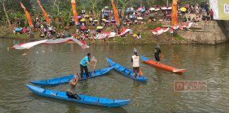 Samuel Wattimena Hadiri Lomba Perahu Dayung di Bawen, Kabupaten Semarang