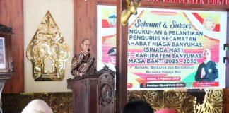 Sadewo Hadiri Pengukuhan Pengurus Sinaga Mas tingkat Kecamatan