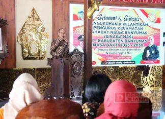 Sadewo Hadiri Pengukuhan Pengurus Sinaga Mas tingkat Kecamatan