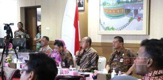 Sadewo Hadiri Verifikasi Lanjutan Program Kabupaten Kota Sehat 2025 Secara Virtual