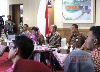 Sadewo Hadiri Verifikasi Lanjutan Program Kabupaten Kota Sehat 2025 Secara Virtual