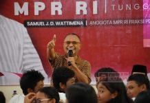 Samuel JD Wattimena Ajak Generasi Muda Perkuat Nasionalisme Lewat Sosialisasi Empat Pilar Kebangsaan