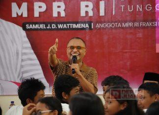 Samuel JD Wattimena Ajak Generasi Muda Perkuat Nasionalisme Lewat Sosialisasi Empat Pilar Kebangsaan