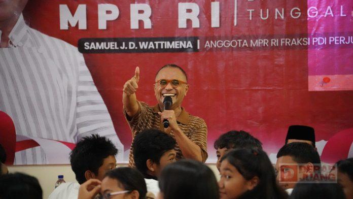 Samuel JD Wattimena Ajak Generasi Muda Perkuat Nasionalisme Lewat Sosialisasi Empat Pilar Kebangsaan