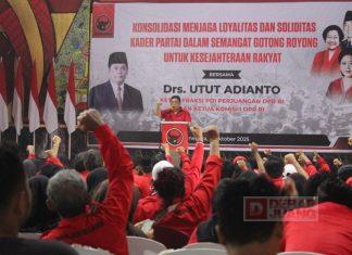 Pimpin Konsolidasi, Utut Adianto Tegaskan Kader Harus Punya Loyalitas Utut Adianto