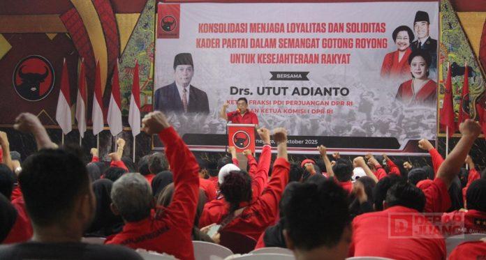 Pimpin Konsolidasi, Utut Adianto Tegaskan Kader Harus Punya Loyalitas Utut Adianto