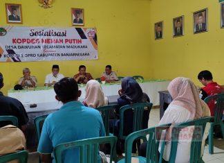 Wahju Djatmika Sosialisasikan Kopdes Merah Putih di Desa Dawuhan