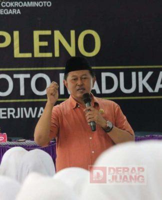 Wahju Djatmika Dorong Pelajar MTs Cokroaminoto Madukara Tri Fokus, Berakhlak Mulia, Disiplin, dan Berwawasan Kebangsaan