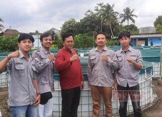 Wahju Djatmika Kirim Mahasiswa Politeknik Ikuti Pelatihan Budidaya Ikan Sistem Bioflok di Mina Athena Fisheris