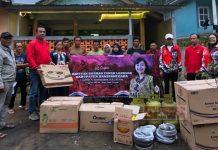 Mbak Casytha Serahkan Bantuan untuk Korban Bencana Longsor Banjarnegara Mbak Casytha