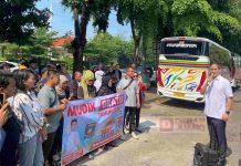 Adisatrya Lepas 153 Pemudik Asal Banyumas-Cilacap di TMP Kalibata