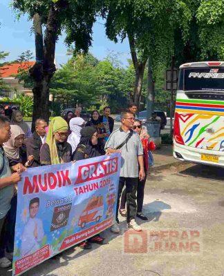 Adisatrya Lepas 153 Pemudik Asal Banyumas-Cilacap di TMP Kalibata