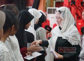 Berbagi dengan Anak Yatim-Piatu, Mbak Puan: Kader Harus Selalu Hadir Puan Maharani