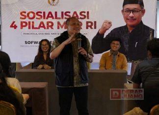 Melalui Sosialisasi Empat Pilar, Sofwan: Anak Muda Harus Lirik Potensi Lokal Sofwan Dedy Ardyanto
